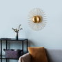 Opviq Kaya Lámpara de Pared de Metal Dorado